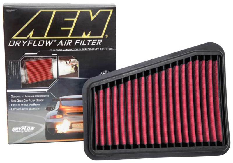 AEM 2018 Kia Stinger GT 3.3L TT V6 DryFlow Air Filter (Left Side) - DTX Performance