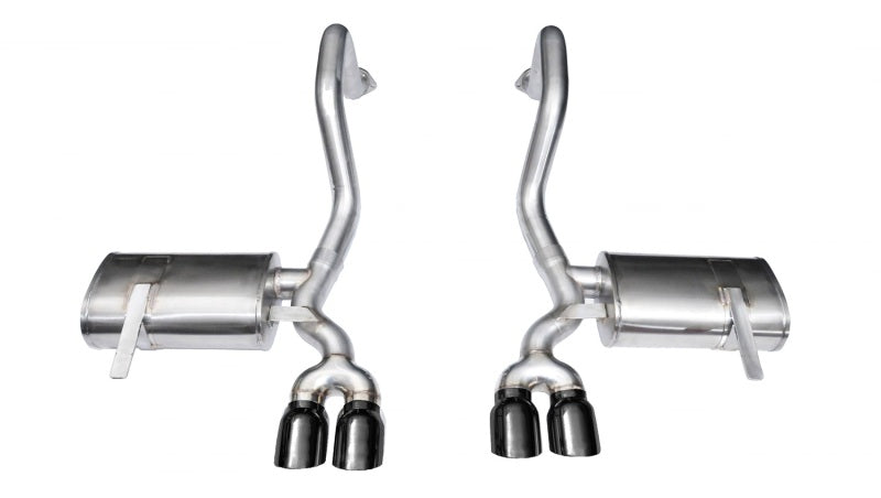 Corsa 97-04 Chevrolet Corvette C5 Z06 5.7L V8 Xtreme Axle-Back Exhaust w/ Black Tips - DTX Performance