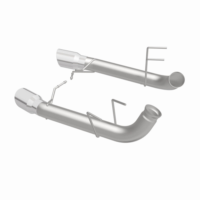 MagnaFlow 13 Ford Mustang Dual Split Rear Exit Stainless Axle-Back Cat Back Exhaust (Competition) - DTX Performance