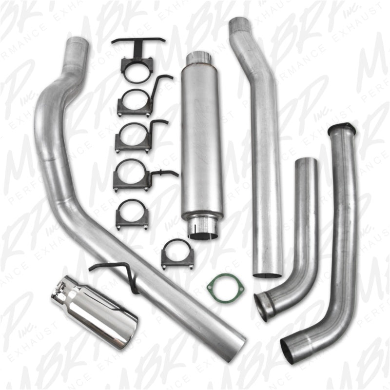 MBRP 2003-2007 Ford F-250/350 6.0L EC/CC Turbo Back Single Side (Stock Cat) - DTX Performance