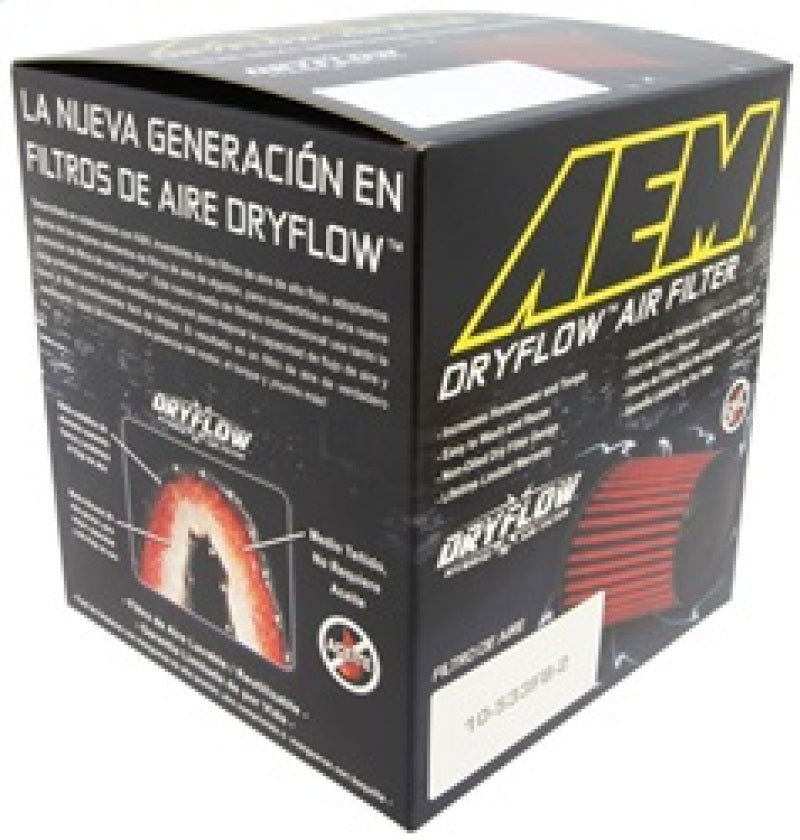 AEM 2.75in Flange 6in x 4.5in Base 6in x 3.8125in Top 5in Height DryFlow Air Filter - DTX Performance