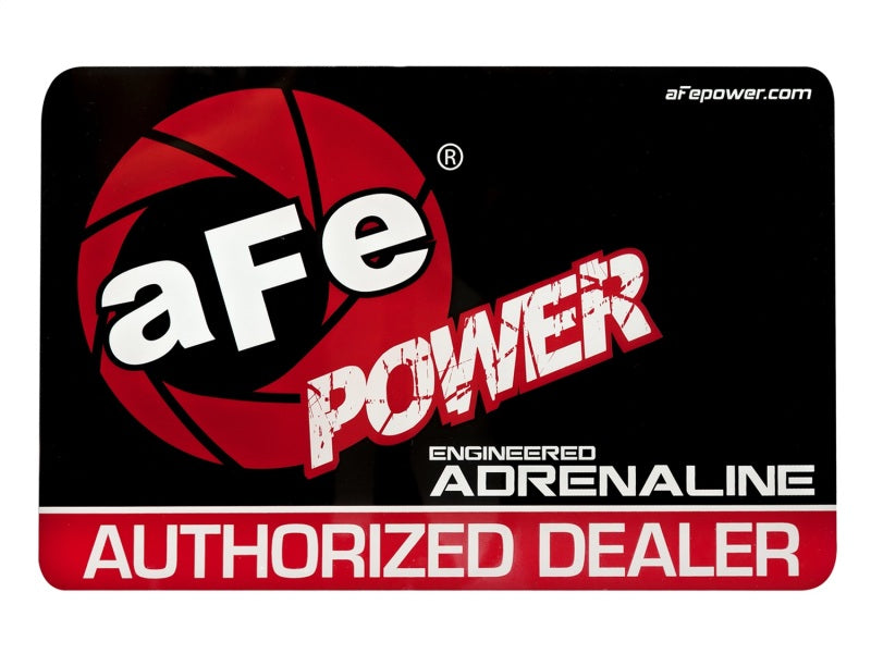 aFe Power Marketing Promotional PRM Cling Window: aFe Power Dealer (Medium) - DTX Performance