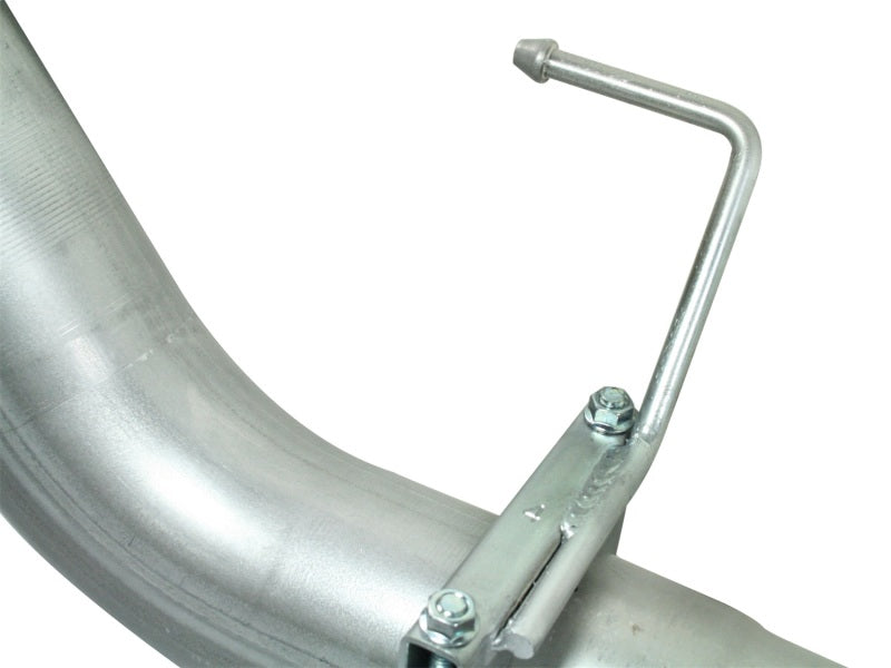 aFe Atlas Exhaust 4in Aluminized Cat-Back w/ 304 SS Black Tip 11-13 Ford F-150 EcoBoost V6 3.5L (tt) - DTX Performance