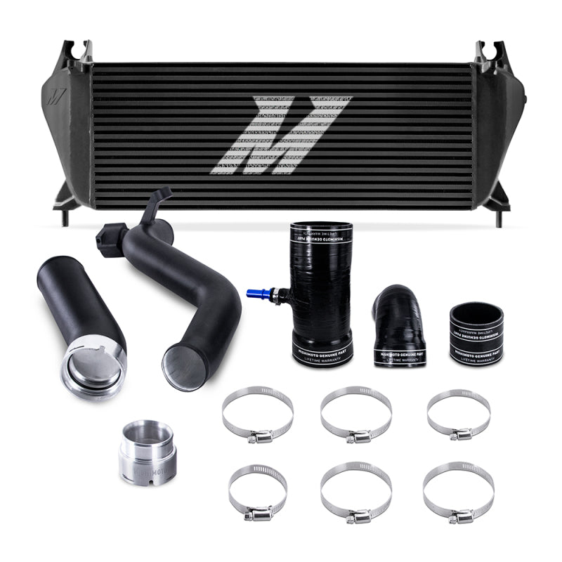 Mishimoto 19+ Ford Ranger 2.3L EcoBoost Intercooler Kit - Black + MWBK Pipes - DTX Performance