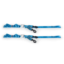 Load image into Gallery viewer, Mishimoto Cam Buckle Tie-Down Kit (2-Pack) Blue - DTX Performance