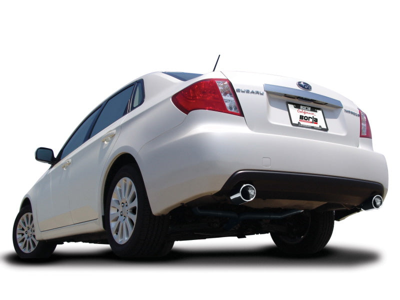 Borla 08-10 Subaru Impreza 2.5i Sedan 4DR SS Catback Exhaust - DTX Performance