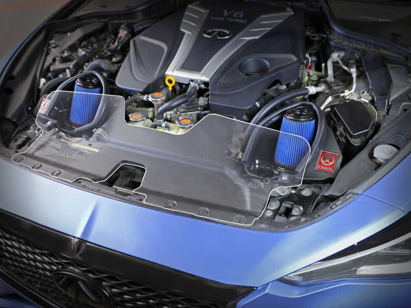 aFe Takeda Stage-2 Pro 5R Cold Air Intake System 16-19 Infinity Q50/Q60 V6-3.0L (tt) - DTX Performance