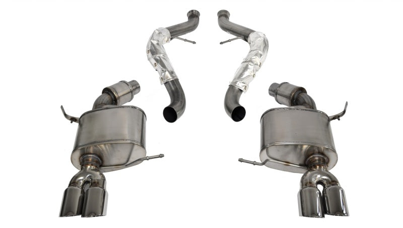 Corsa 08-12 BMW M3 E90 Polished Sport Cat-Back Exhaust - DTX Performance