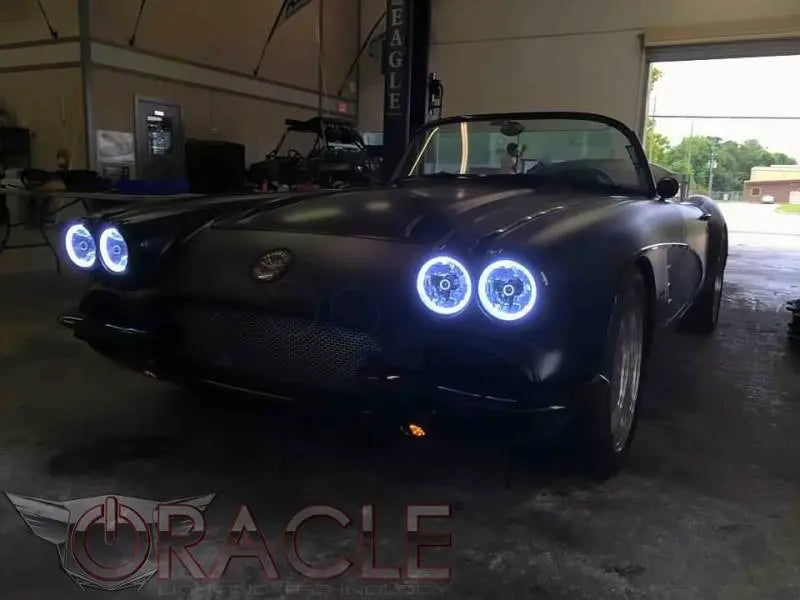 Oracle Pre-Installed Lights 5.75 IN. Sealed Beam - ColorSHIFT Halo - DTX Performance