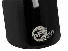 Load image into Gallery viewer, aFe MACH Force-Xp 409 SS Clamp-On Exhaust Tip 2.5in. Inlet / 4in. Outlet / 6in. L - Black - DTX Performance