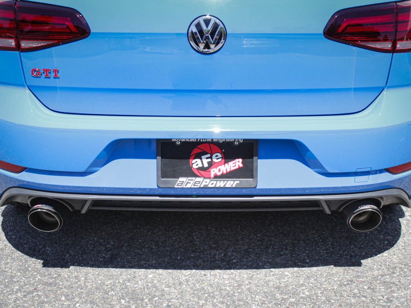 aFe MACHForce XP 3in-2.5in SS Exhaust Cat-Back 18-19 Volkswagen GTI (MK7.5) L4-2.0L (t) - Carbon - DTX Performance