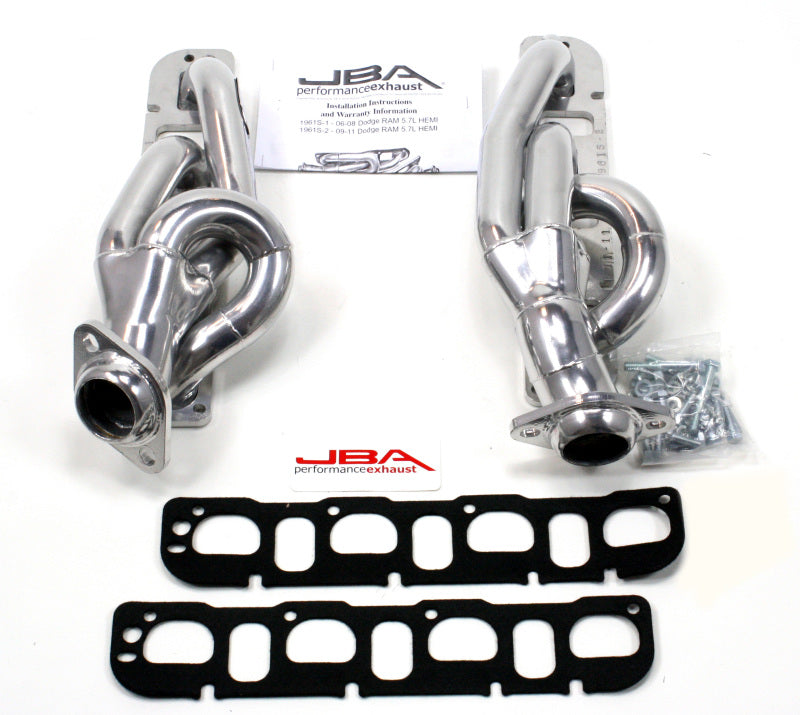 JBA 09-19 RAM 5.7L HEMI 1-5/8in Primary Silver Ctd Cat4Ward Header - DTX Performance