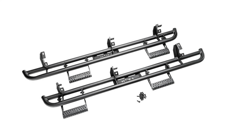 N-Fab RKR Step System 2022 Nissan Frontier CC (All Beds) Gas SRW - Cab Length - Tex. Black - 1.75in - DTX Performance