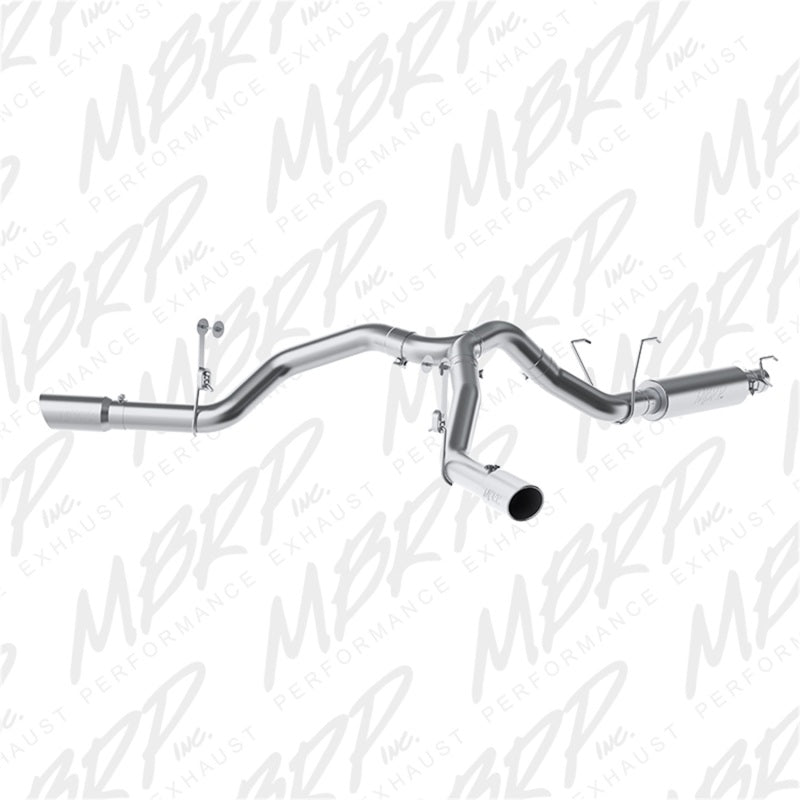 MBRP 14-16 Ram 2500 6.4L 4in AL Dual Side Split Outlet Cat Back Exhaust - DTX Performance