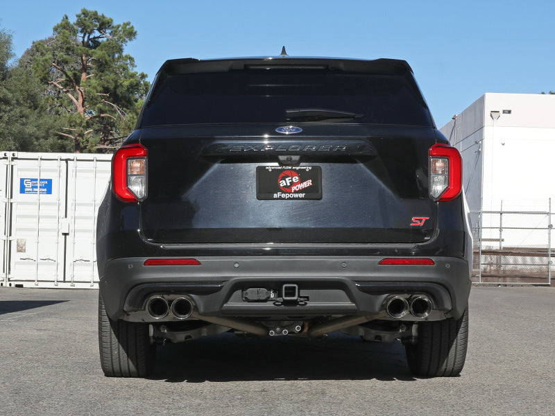 aFe MACH Force-Xp 2.5in. 304 SS C/B Exhaust 20-21 Ford Explorer V6-3.0L - Polished Tip - DTX Performance