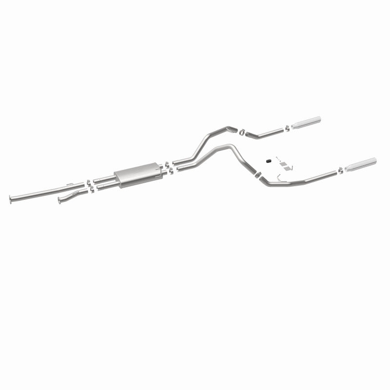 MagnaFlow 14 Toyota Tundra V8 4.6L/5.7L Stainless Cat Back Exhaust Dual Split Rear Exit - DTX Performance