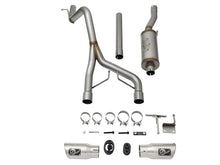 Load image into Gallery viewer, aFe Rebel Series CB 2.5in Dual Center Exit SS Exhaust w/ Polish Tip 07-15 Jeep Wrangler 3.6L/3.8L V6 - DTX Performance