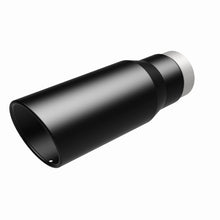 Load image into Gallery viewer, MagnaFlow Tip Stainless Black Coated Single Wall Round Single Outlet 5in Dia 3.5in Inlet 14.5in L - DTX Performance