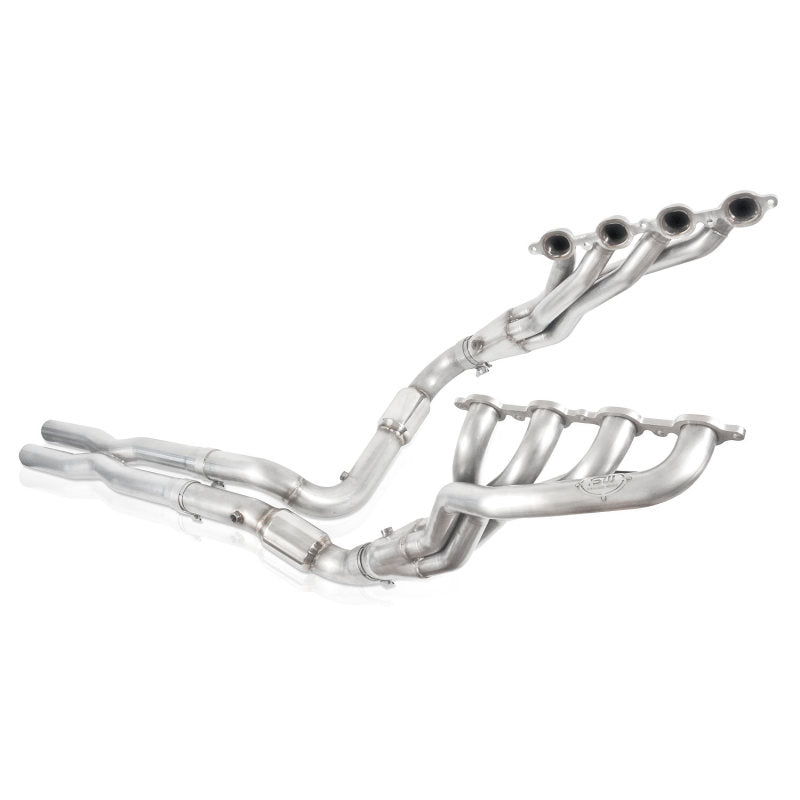 Stainless Works 2007-13 Chevy Silverado/GMC Sierra Headers 1-7/8in Primaries High-Flow Cats X-Pipe - DTX Performance