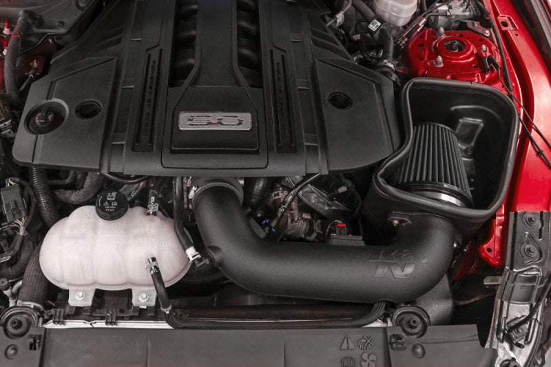 K&N 18-23 Ford Mustang GT 5.0L V8 F/I Dryflow Performance Air Intake System - DTX Performance