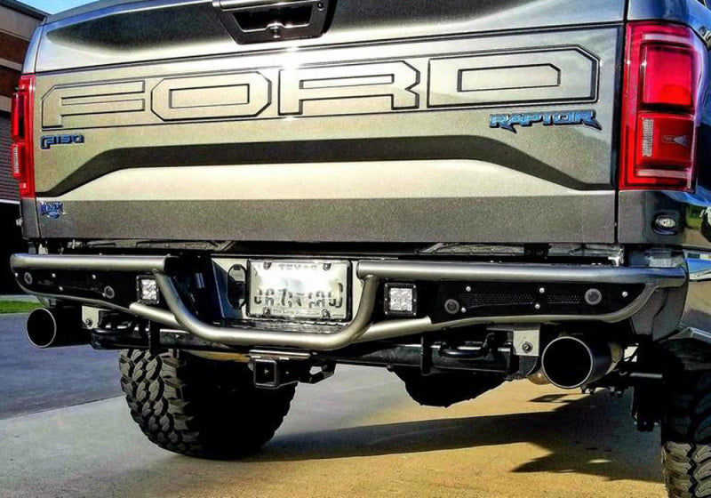 N-Fab RB-H Rear Bumper 17-18 Ford Raptor - Gloss Black - 1pc 1.75in Tubing - DTX Performance