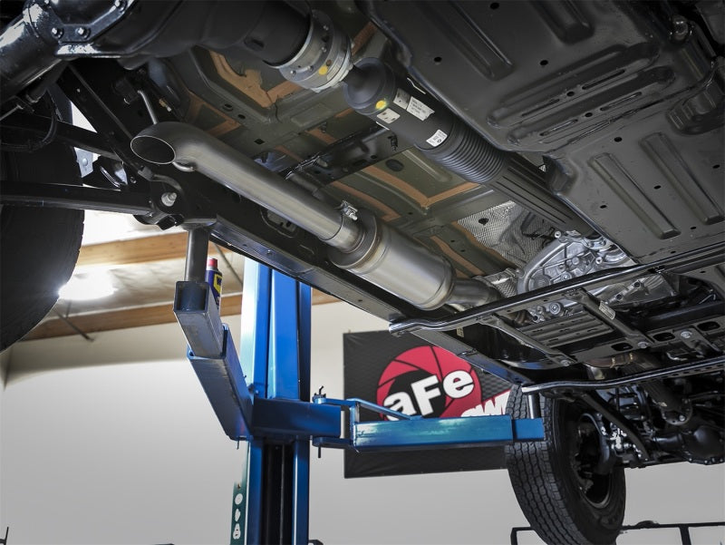 aFe Rock Duster 3in 409 SS Cat-Back Turn-Down Exhaust 2018+ Jeep Wrangler (JL) V6 3.6L - DTX Performance