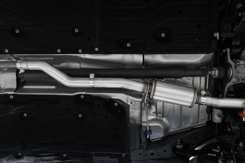 MBRP 2022+ Ford Maverick Aluminized Steel 4in OD Tip Single Side Exit 3in Cat Back Exhaust - DTX Performance