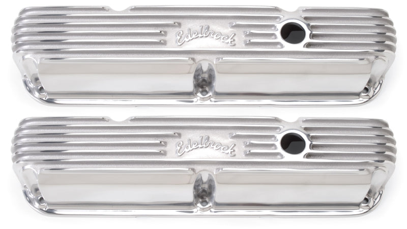 Edelbrock Valve Cover Classic Series Chrysler La 318-340-360 CI V8 Polshed - DTX Performance