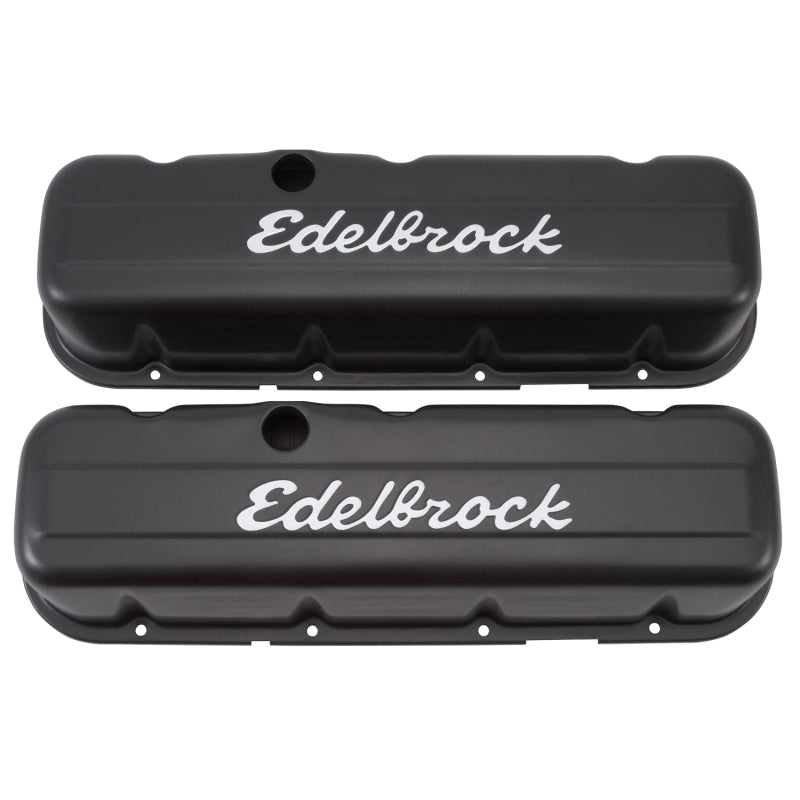 Edelbrock Valve Cover Signature Series Chevrolet 1965 and Later 396-502 V8 Tall Black - DTX Performance