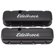 Load image into Gallery viewer, Edelbrock Valve Cover Signature Series Chevrolet 1965 and Later 396-502 V8 Tall Black - DTX Performance