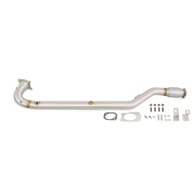 Load image into Gallery viewer, Mishimoto 15+ Subaru WRX Downpipe/J-Pipe w/ Catalytic Converter (6sp Only) - DTX Performance