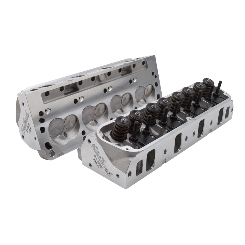 Edelbrock 1Pr SBF Cyl Head E-205 2 08 Intake Complete Complete (Pair) Assembled w/ Springs - DTX Performance