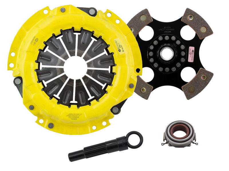 ACT 1991 Geo Prizm XT/Race Rigid 4 Pad Clutch Kit - DTX Performance