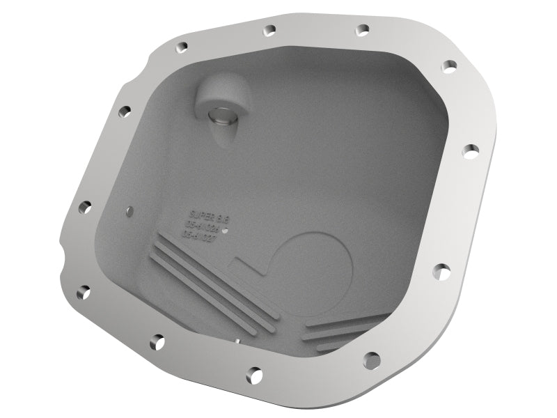 aFe Street Series Rear Differential Cover Raw w/ Fins 15-19 Ford F-150 (w/ Super 8.8 Rear Axles) - DTX Performance