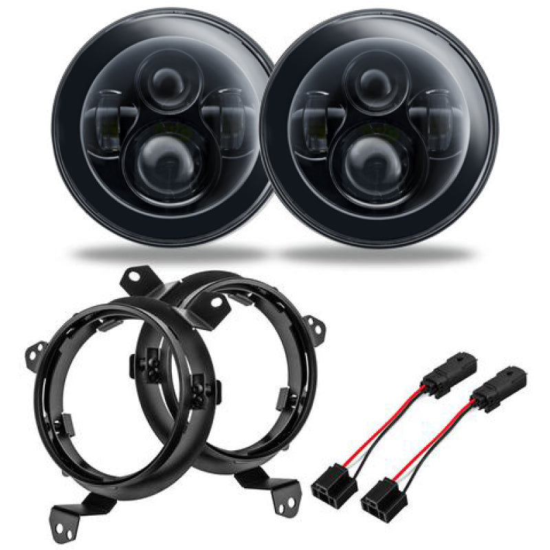 Oracle Jeep Wrangler JL/Gladiator JT 7in. High Powered LED Headlights (Pair) - No Halo - DTX Performance