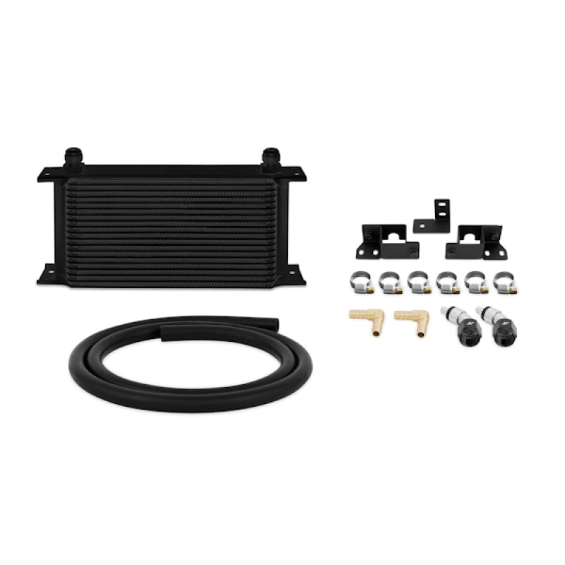 Mishimoto Transmission Cooler Kit for 2007-2011 Jeep Wrangler JK 3.8L 42RLE - Black - DTX Performance