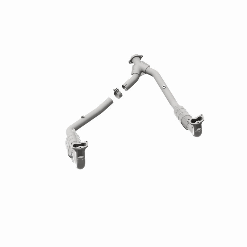 MagnaFlow Conv DF 97 Land Rover Defender 90 4.0L Y-Pipe Assy / 96-99 Discovery 4.0L Y-Pipe Assy - DTX Performance