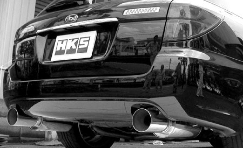 HKS 05-07 Subaru Legacy GT Silent Hi-Power Dual Exhaust - DTX Performance