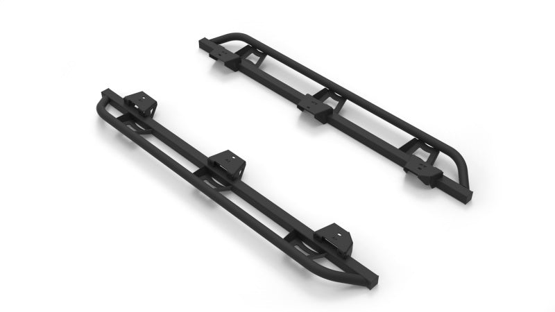 N-Fab Trail Slider Steps 18-20 Jeep Wrangler JL 4 Door SUV - SRW - Textured Black - DTX Performance