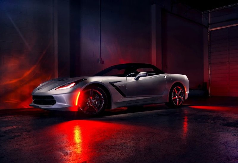 Oracle Chevrolet Corvette C7 Concept Sidemarker Set - Tinted - Cyber Gray Metallic (GBV) - DTX Performance