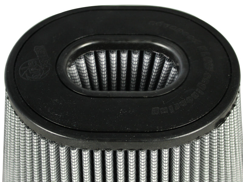 aFe MagnumFLOW Pro Dry S Air Filters 4F x (9x6-1/2)B x (6-3/4x5-1/2)T (INV) x 6-1/8 H in - DTX Performance