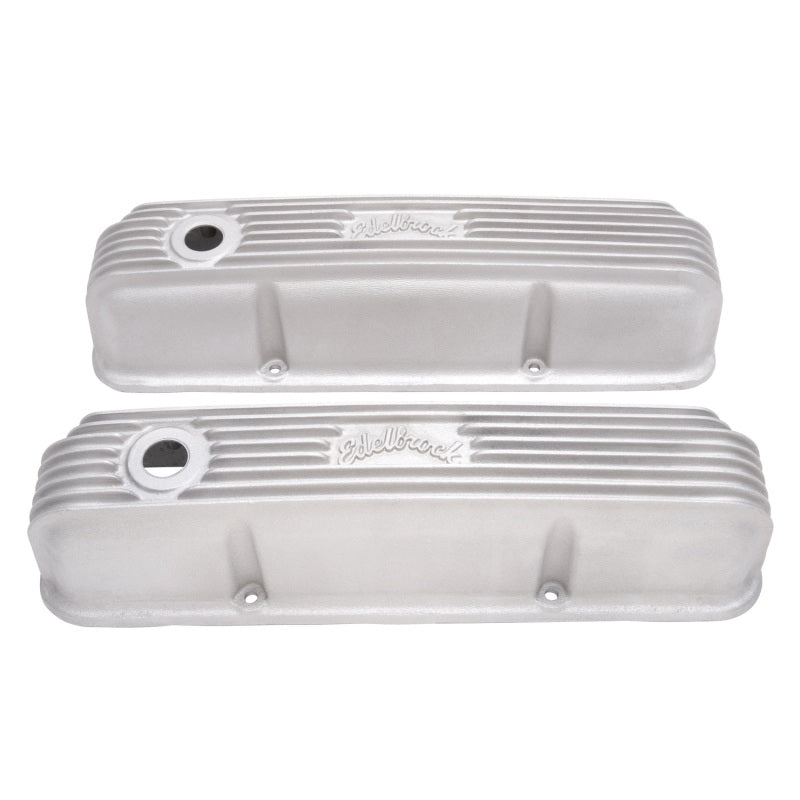 Edelbrock Valve Cover Classic Series Ford 1958-1976 FE V8 Satin - DTX Performance