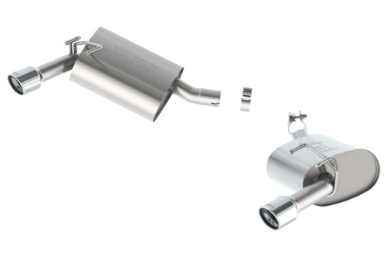 Borla 14-15 Chevy Camaro 3.6L V6 RWD Single Split Rr Exit Touring Exhaust (rear section only) - DTX Performance