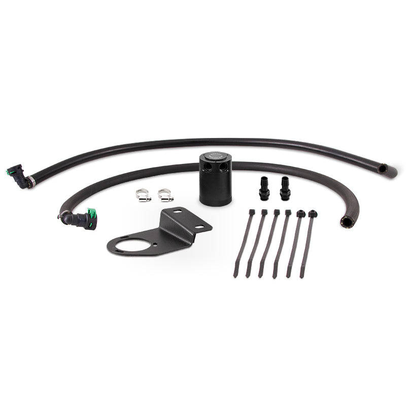 Mishimoto 19+ Ford Ranger Baffled Oil Catch Can Kit - Black - DTX Performance