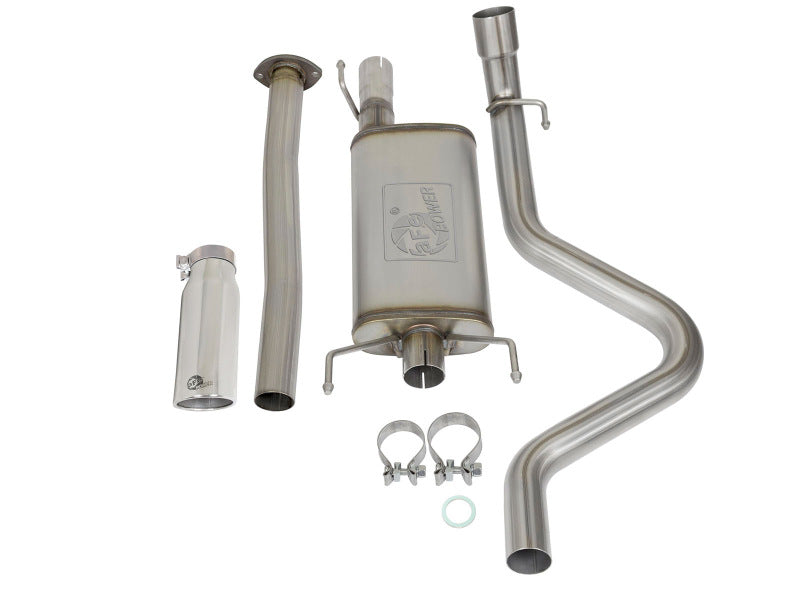 aFe MACH Force XP Cat-Back Stainless Steel Exhaust Syst w/Polished Tip Toyota Tacoma 05-12 L4-2.7L - DTX Performance