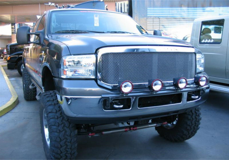 N-Fab Light Bar 99-07 Ford F250/F350 Super Duty/Excursion - Tex. Black - Light Tabs - DTX Performance