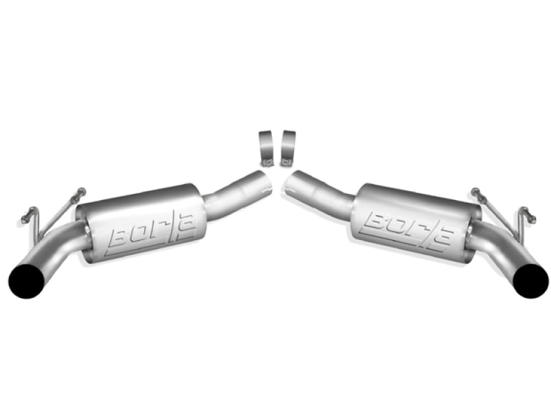 Borla 2010 Camaro 6.2L ATAK Exhaust System w/o Tips works With Factory Ground Effects Package (rear - DTX Performance