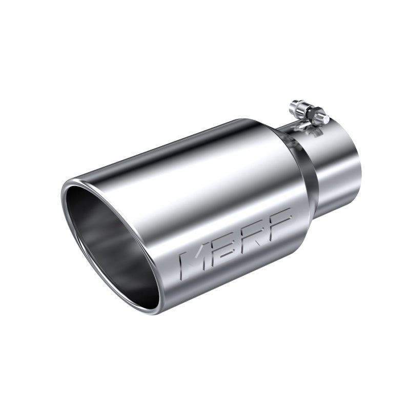 MBRP Universal Tip 6 O.D. Angled Rolled End 4 inlet 12 length - DTX Performance