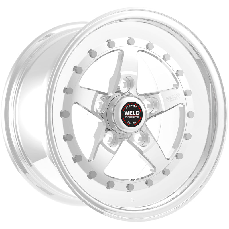 Weld Weldstar 15x16 / 5x4.5 BP / 4.5in. BS Polished Wheel - Non-Beadlock - DTX Performance