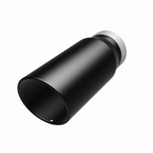 Load image into Gallery viewer, MagnaFlow Tip Stainless Black Coated Single Wall Round Single Outlet 5in Dia 4in Inlet 13in L - DTX Performance